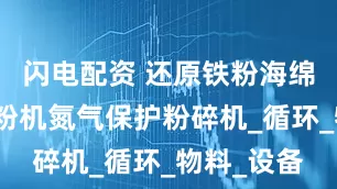 闪电配资 还原铁粉海绵铁专用磨粉机氮气保护粉碎机_循环_物料_设备